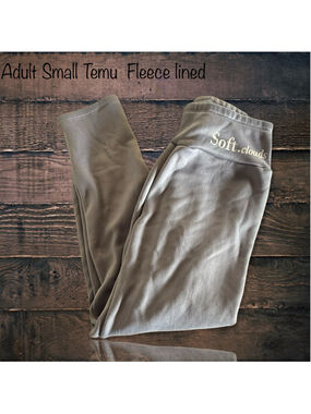 Adult Small Temu Soft.clouds Fleece lined leggings